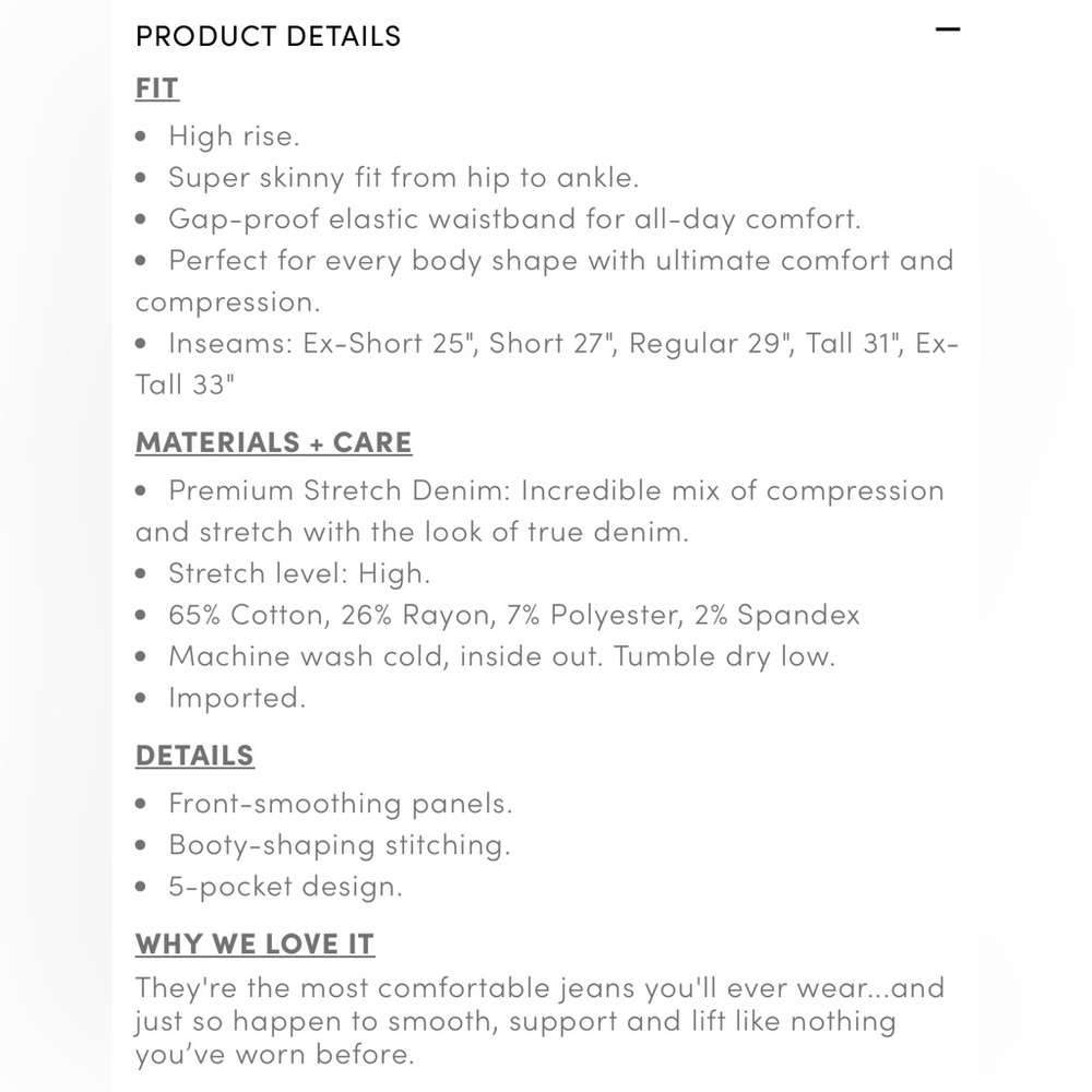 COPY - Torrid Bombshell Skinny Premium Stretch Button Up Jeans. - Picture 6 of 10